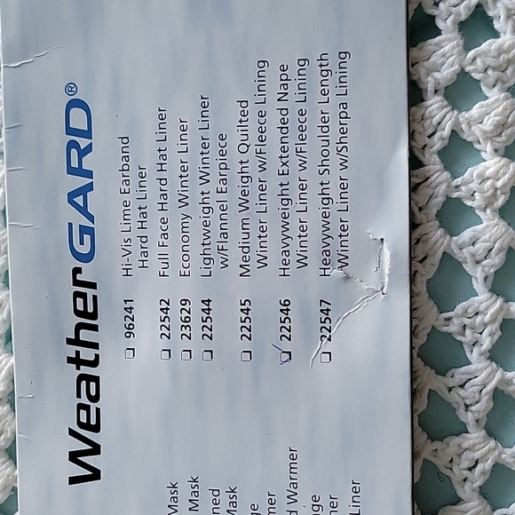 WeatherGard Winter Liner w/ fleece lining NEW - Picture 6 of 7